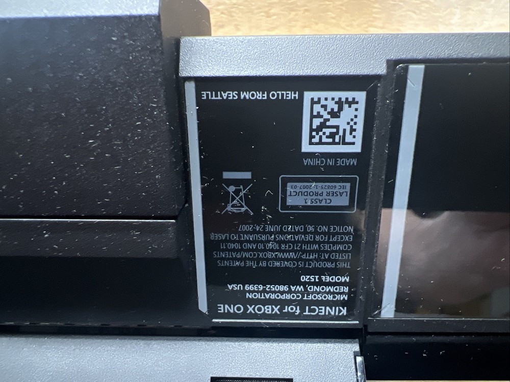 Microsoft Xbox One Kinect Camera Motion Sensor Bar Model 1520 - OEM