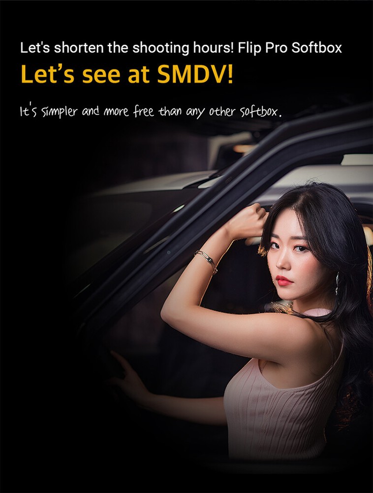 SMDV SPEED-BOX FLIP36PRO Quick Soft Diffuser f/ Bowens Elinchrom Profoto Strobe