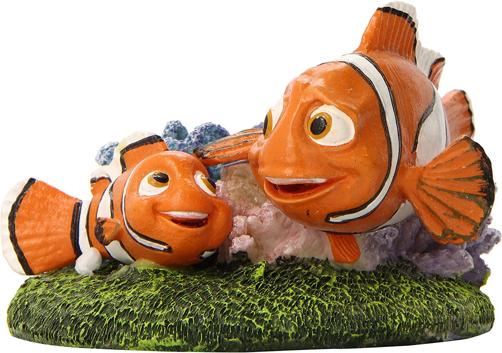 Finding Nemo Resin Ornament for Aquariums, Nemo and Marlin, 4-Inch (NMR7)
