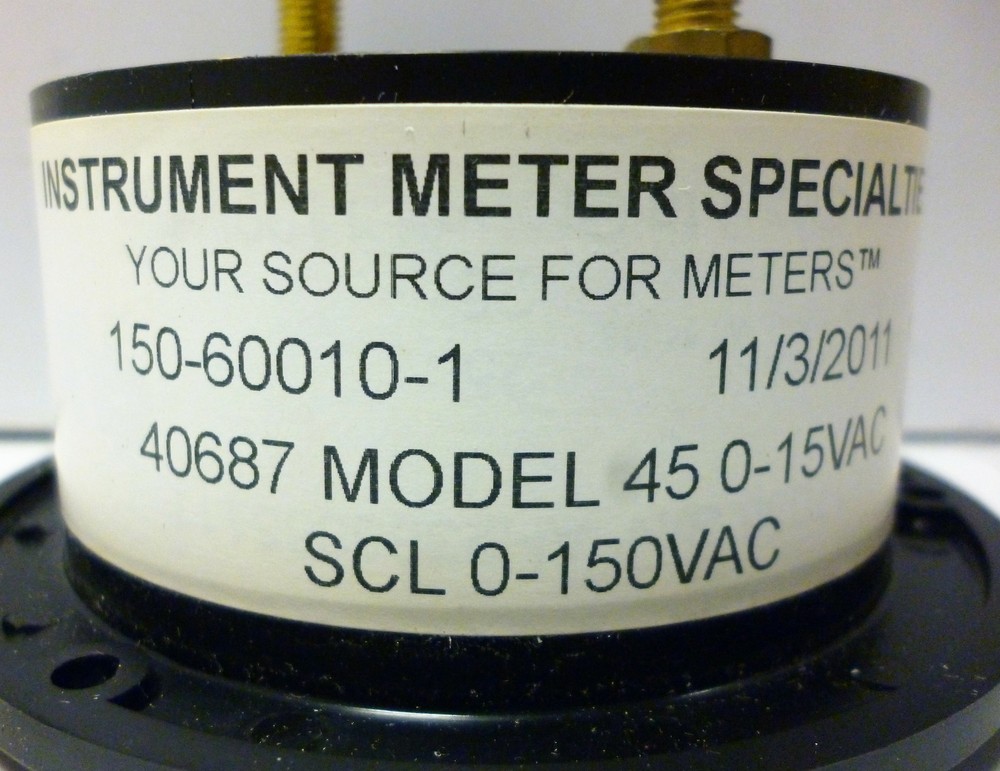 Simpson 40687 A.C. Volt Panel Meter