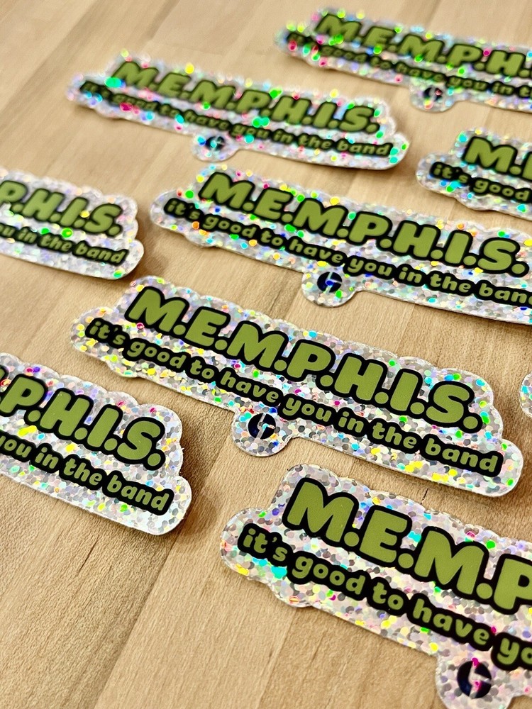 Disco Biscuits - MEMPHIS - 3" Vinyl, uv/water resistant