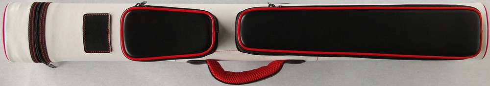 2x2 Pool Cue Case Red & White with FREE Shipping