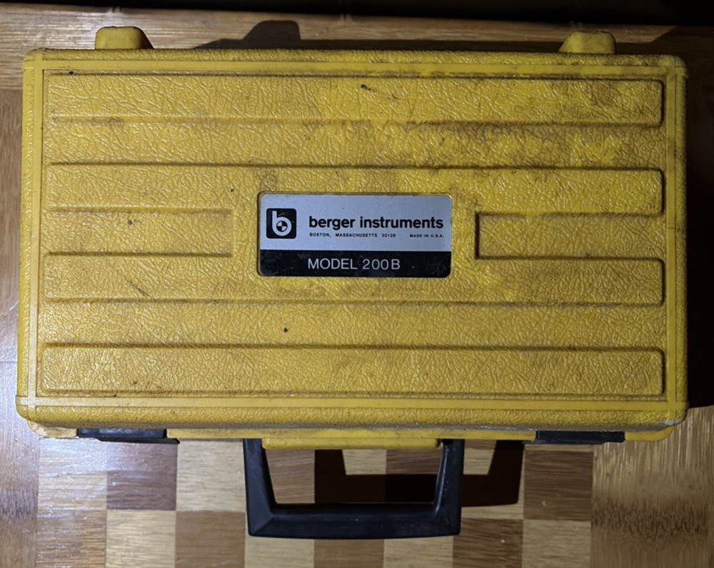 Berger Instruments Model 200B Level Transit W/ Case