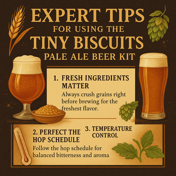 Label Peelers Tiny Biscuits Pale Ale Beer Kit