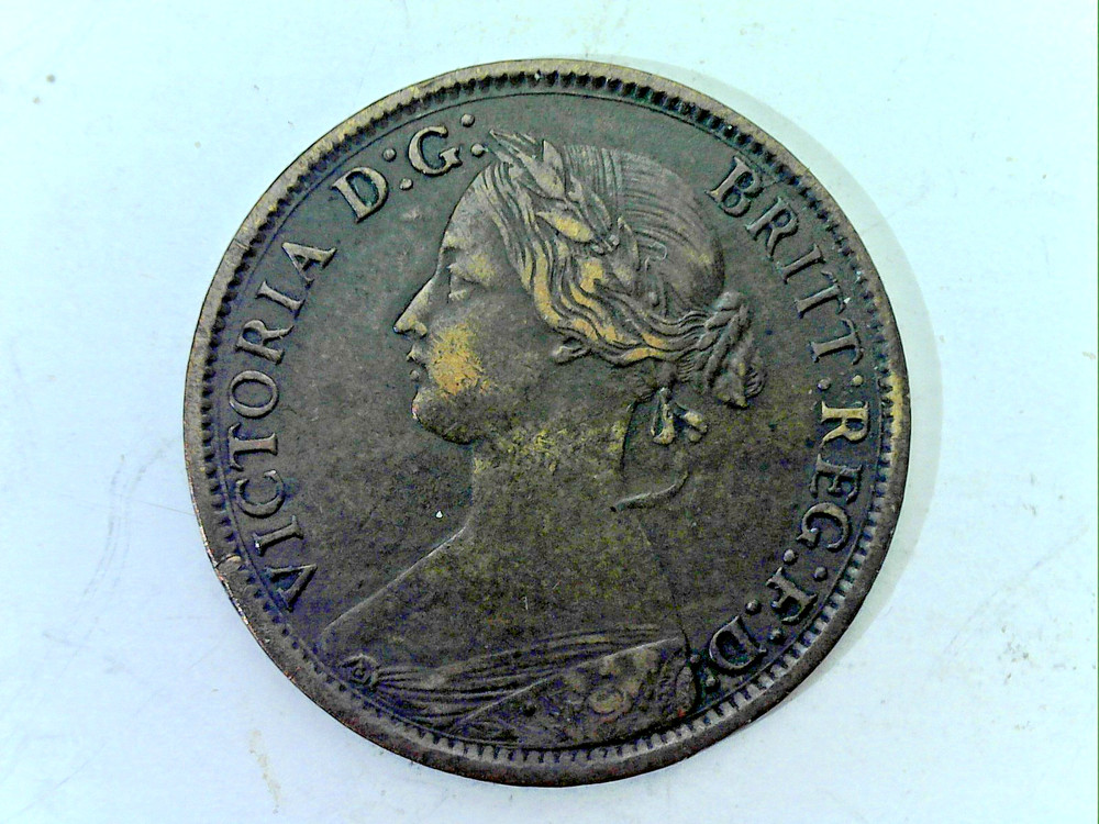 1861 Newbrunswick Half Cent from Canada.