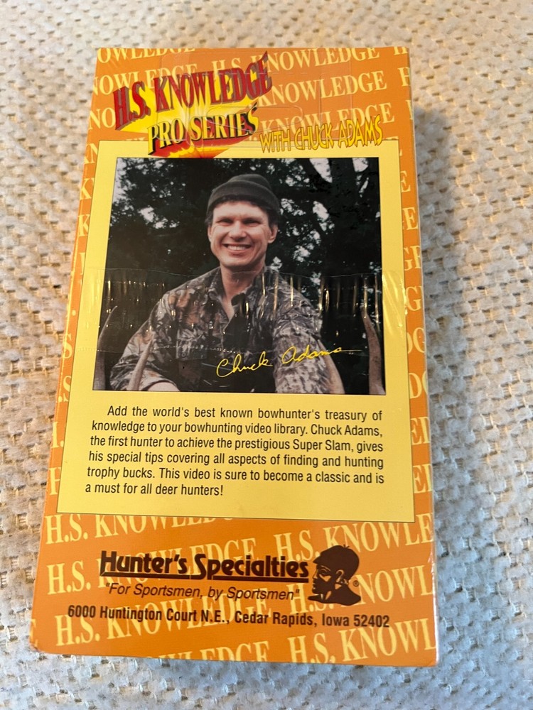 HS Knowledge Tips From the Pros with Chuck Adams Sealed VHS