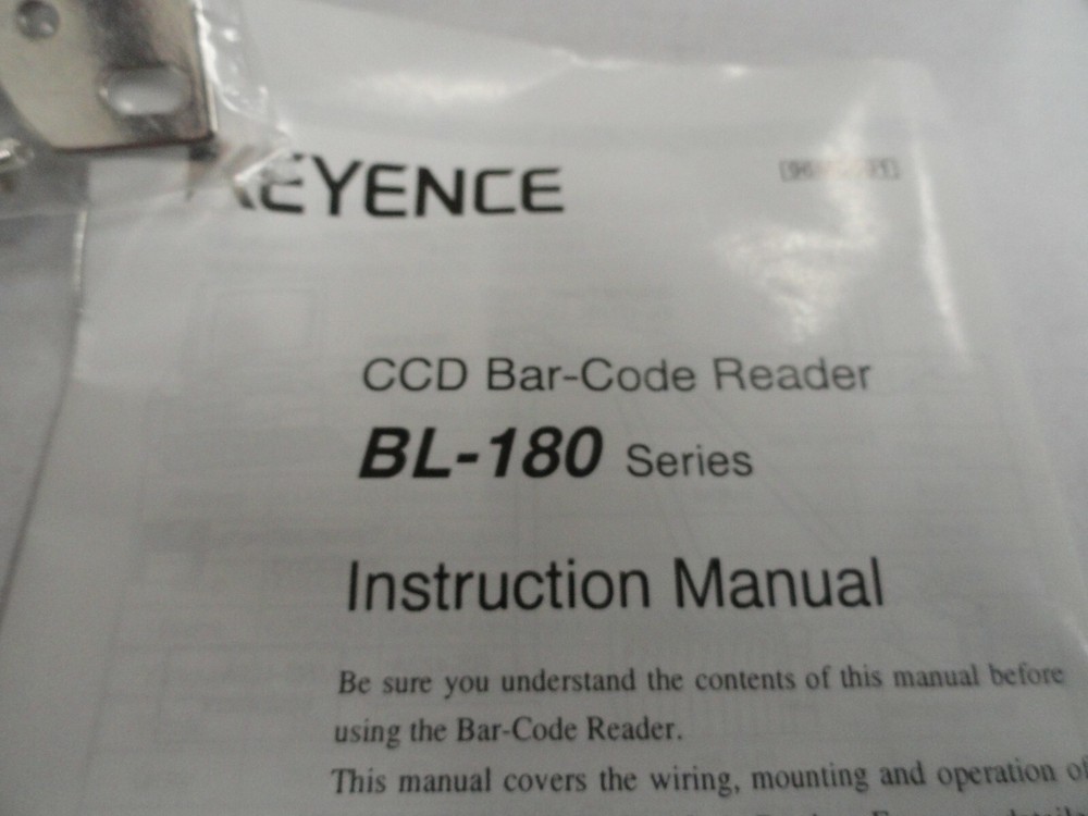 NEW Keyence BL-180 CCD Bar-code Reader