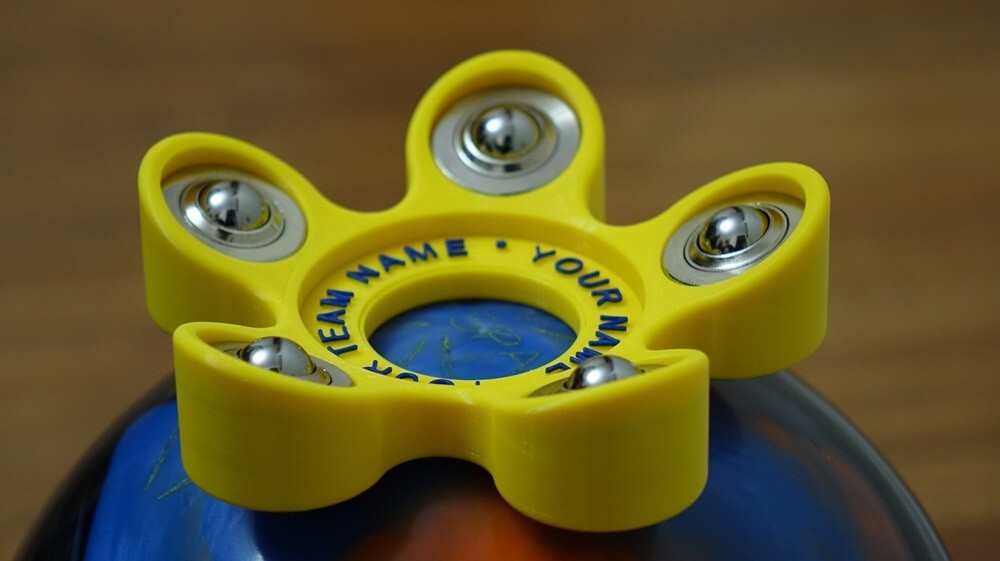 NEW VERSION Bowling Ball Rotating Cup Stand V.1.0 - Personalized