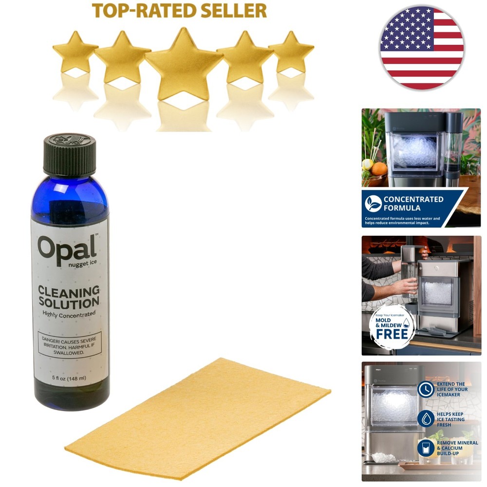 Opal Ice Machine Cleaning Supplies - Solution & Sponge