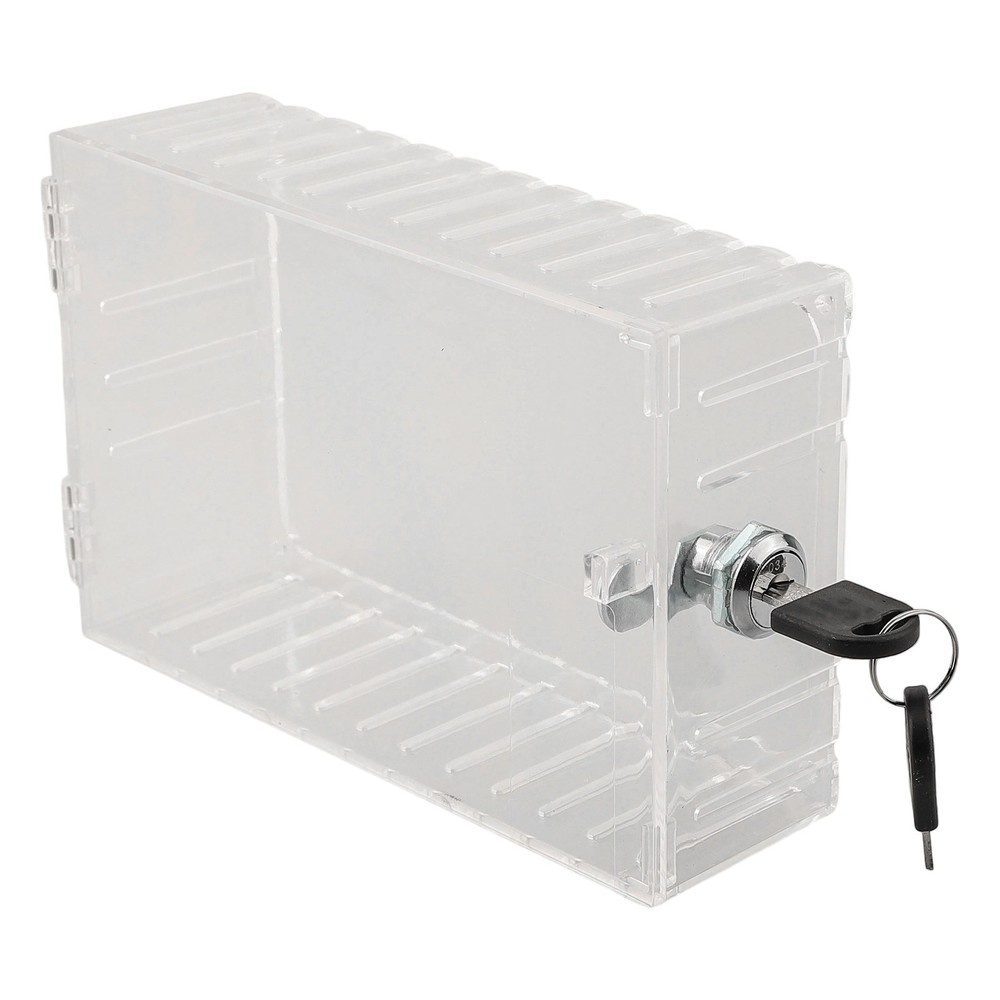 Transparent Thermostat Lock Box with Keys for Enhanced Security Features