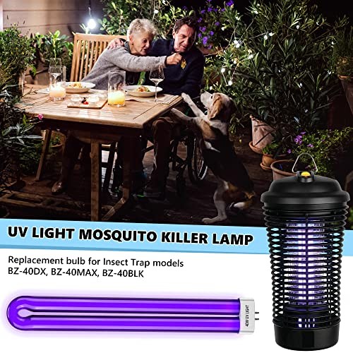 Bug Zapper Replacement Bulbs, 40w Black Light Bulb Compatible with Black Flag