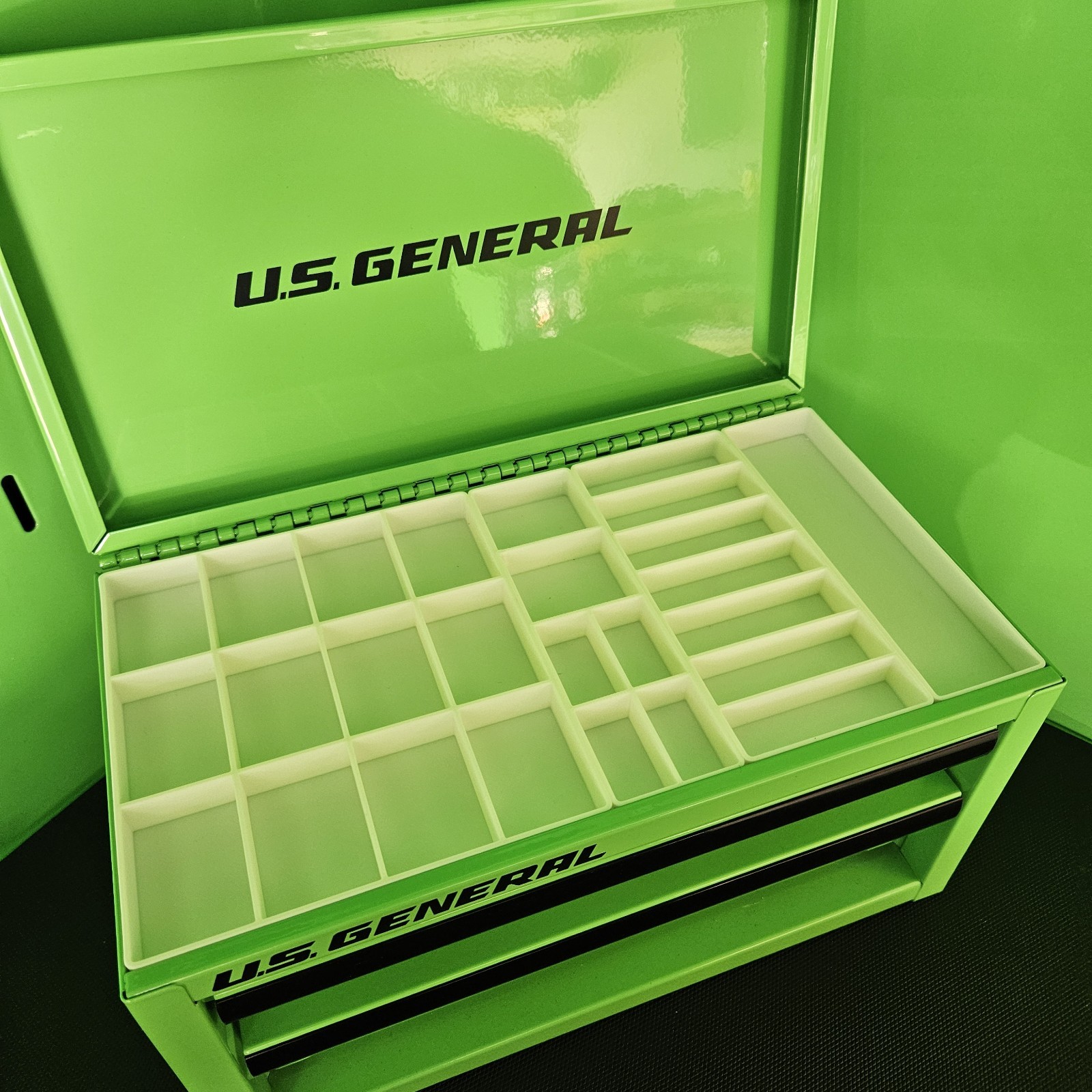 US General Mini Tool Box Top Trays Tool Organizer