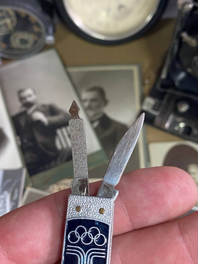 Knife Multitool Travel Olympics Keychain