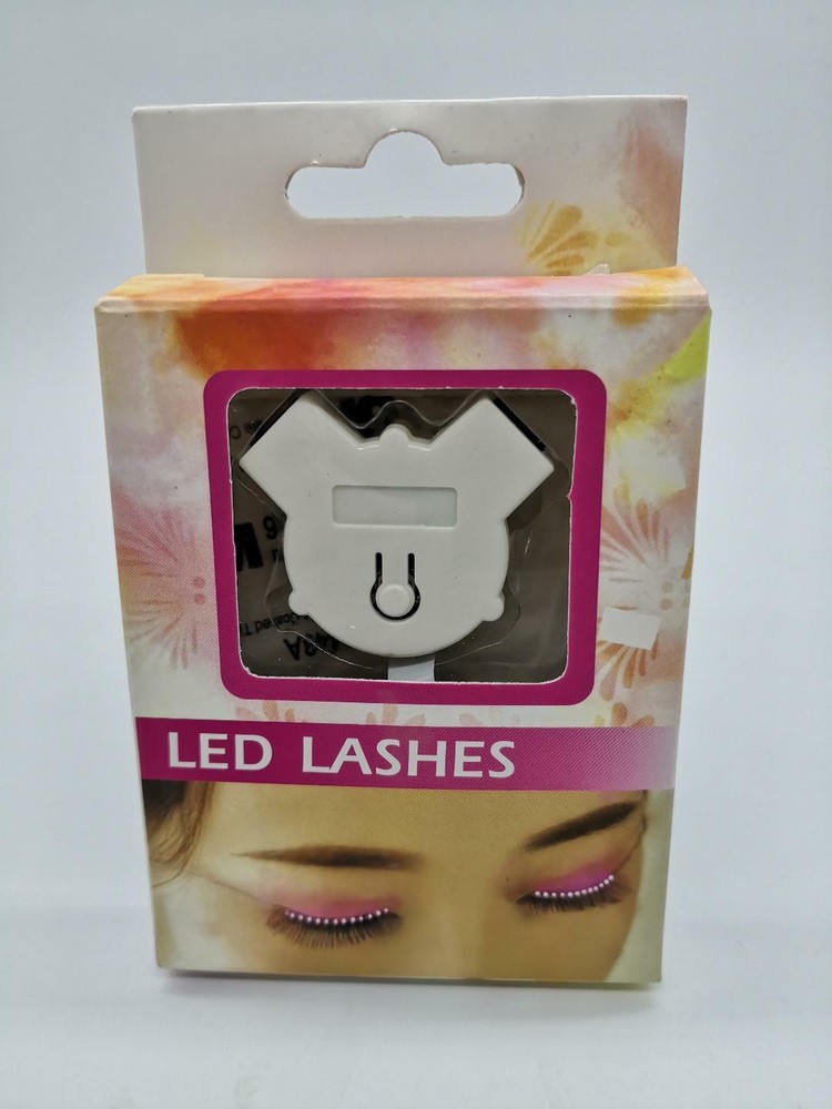 Wholesale LED Flash Lashes Cool Multi-patterned Luminous Light Eyelashes Party