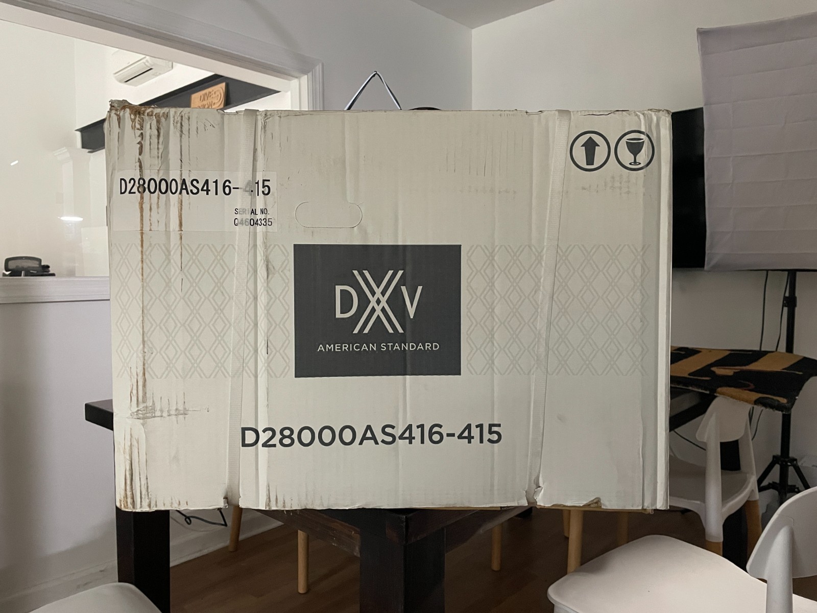 DXV AT200 SpaLet Seat/Body Unit – D28000AS416-415 (Canvas White) – New in Box