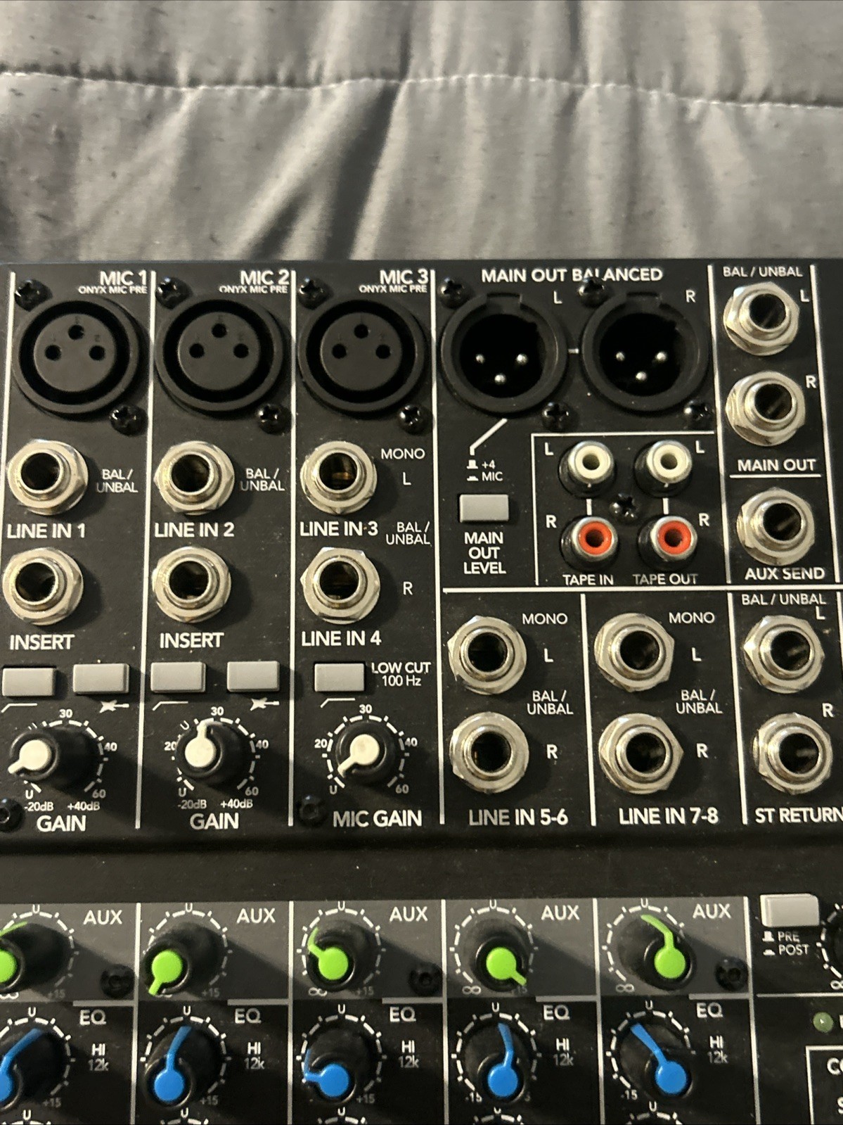 Used Mackie 802VLZ4 8-Channel Ultra Compact Mixer Clean No Power Cord