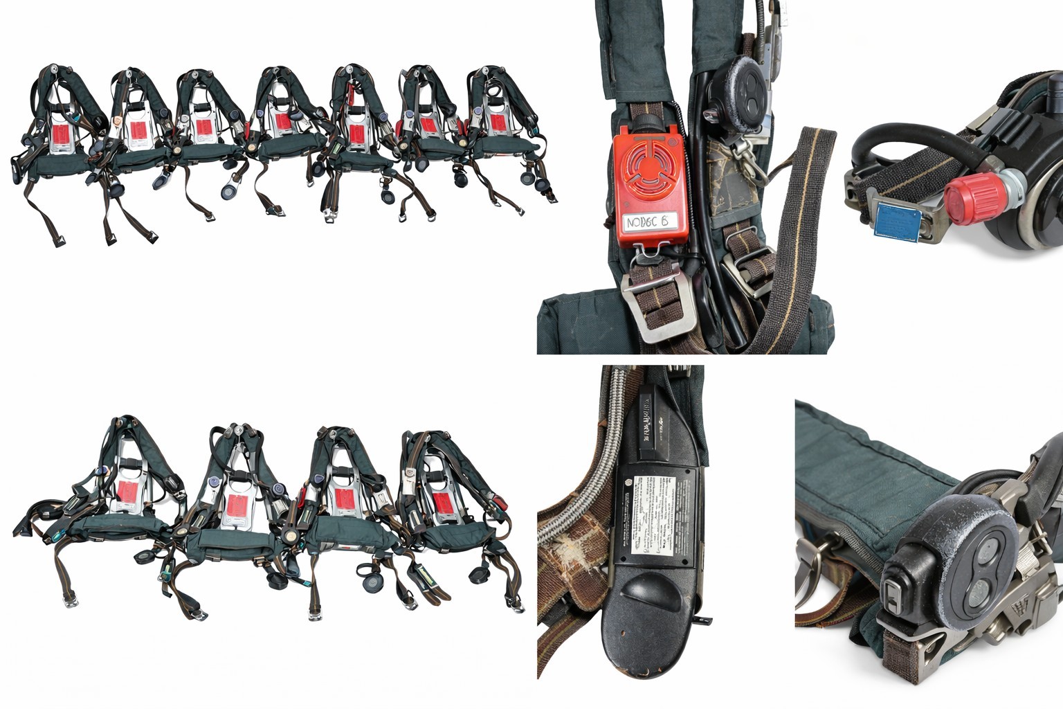 SCOTT 4.5 / 2.2 SCBA Firefighter Air Pack Harness Untested For Parts / AS-IS