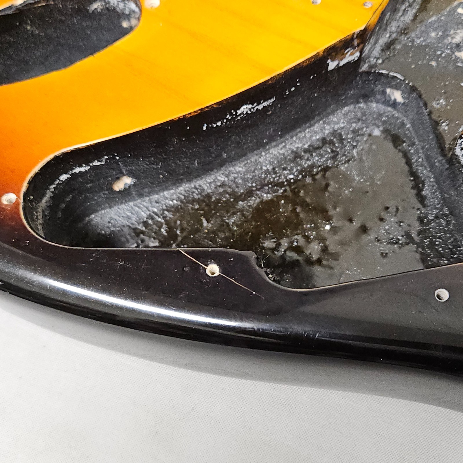 1995 Fender USA Strat Plus Deluxe Body Antique Burst - American Guitar 90s