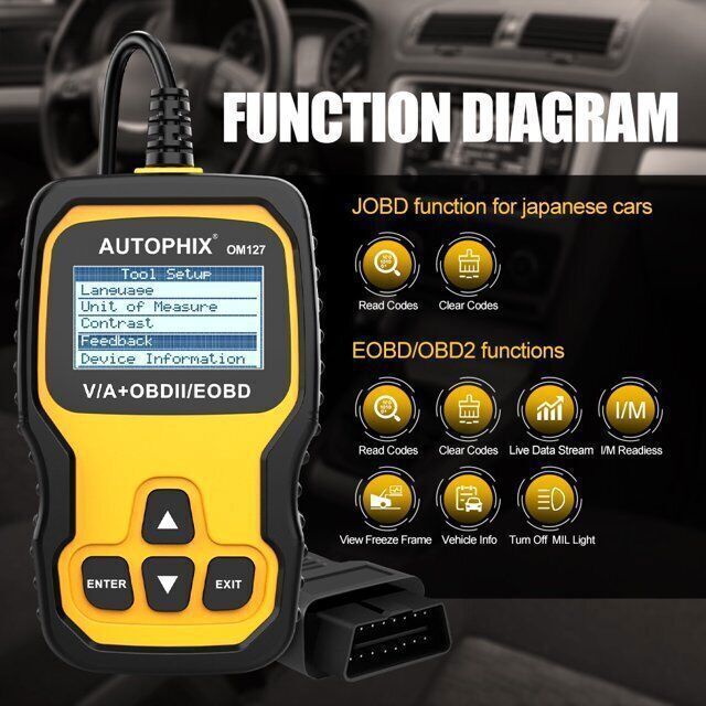 Automotive OBD2 Scanner OBD Code Reader Car Diagnostic Tool Check Engine Fault