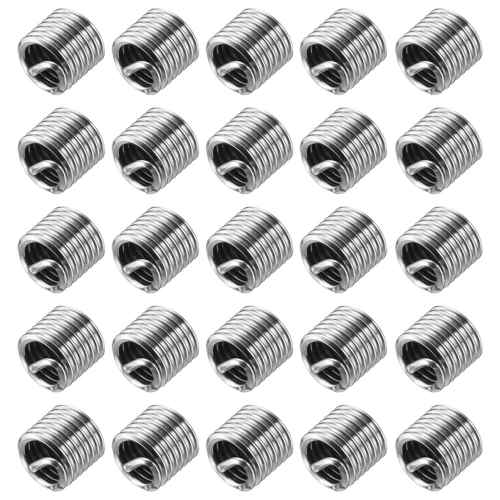 50pcs Wire Thread Inserts 5/16-18 UNC 1.5D Helical Threaded Sleeve Thread Repair