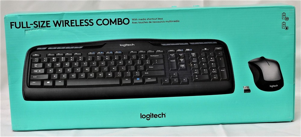 Logitech Full Size Wireless Keyboard & Mouse Combo