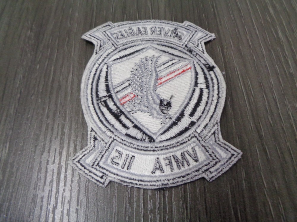 USMC VMFA-115 Fighter Attack Squadron SILVER EAGLES PATCH COLOR