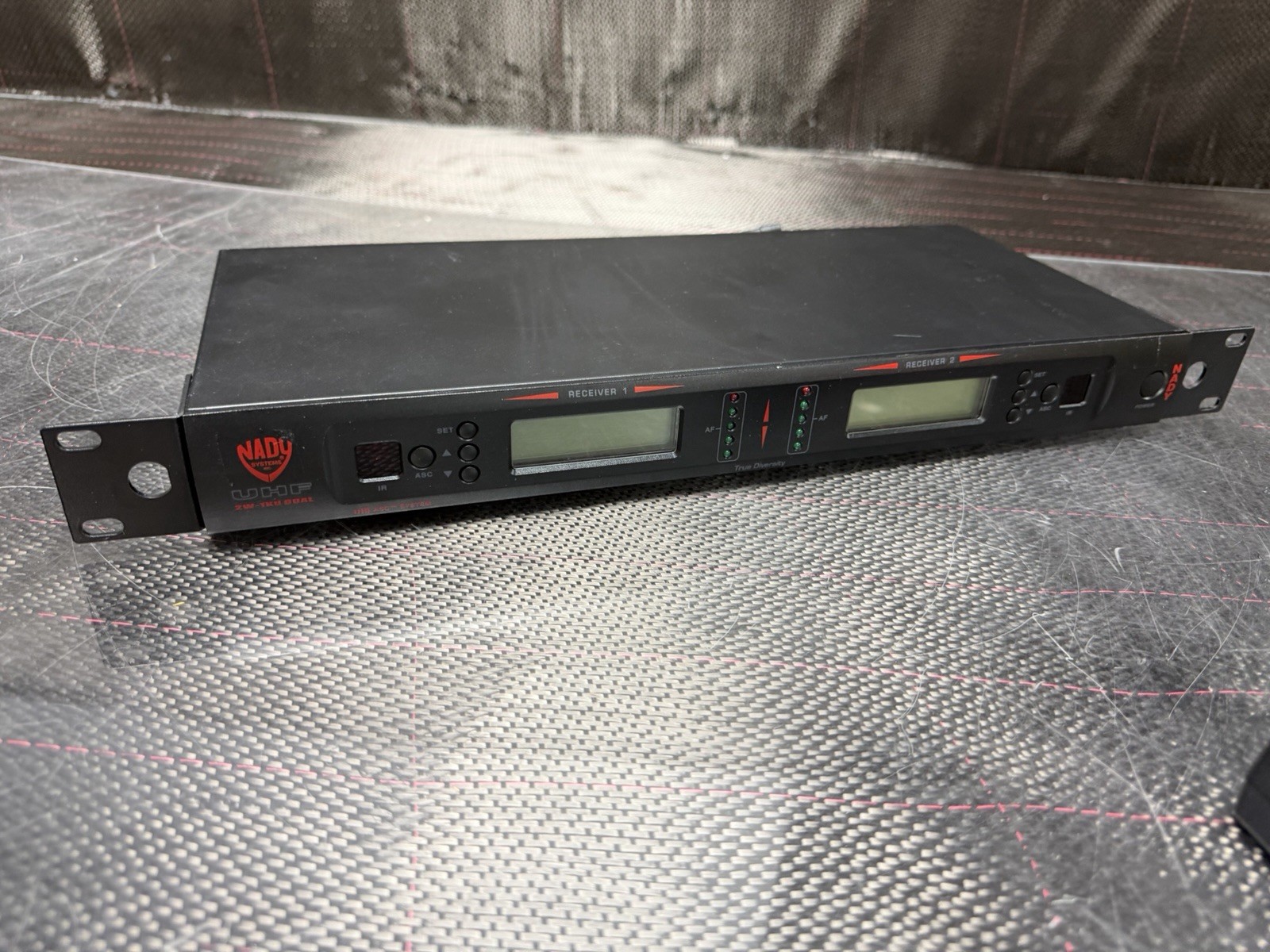 Nady 2W-1KU *Receiver Only* 1,000-Channel Dual UHF Ships Fast VGC!