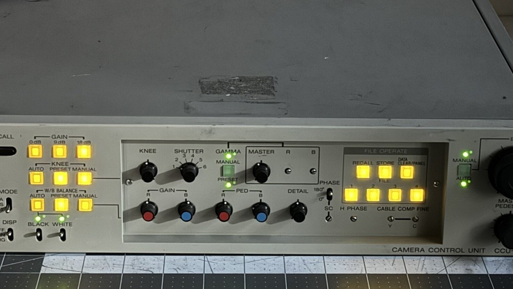 Sony Camera Control Unit CCU-M7 USED Vintage AC120V Working Pull See Pics 🔥🔥