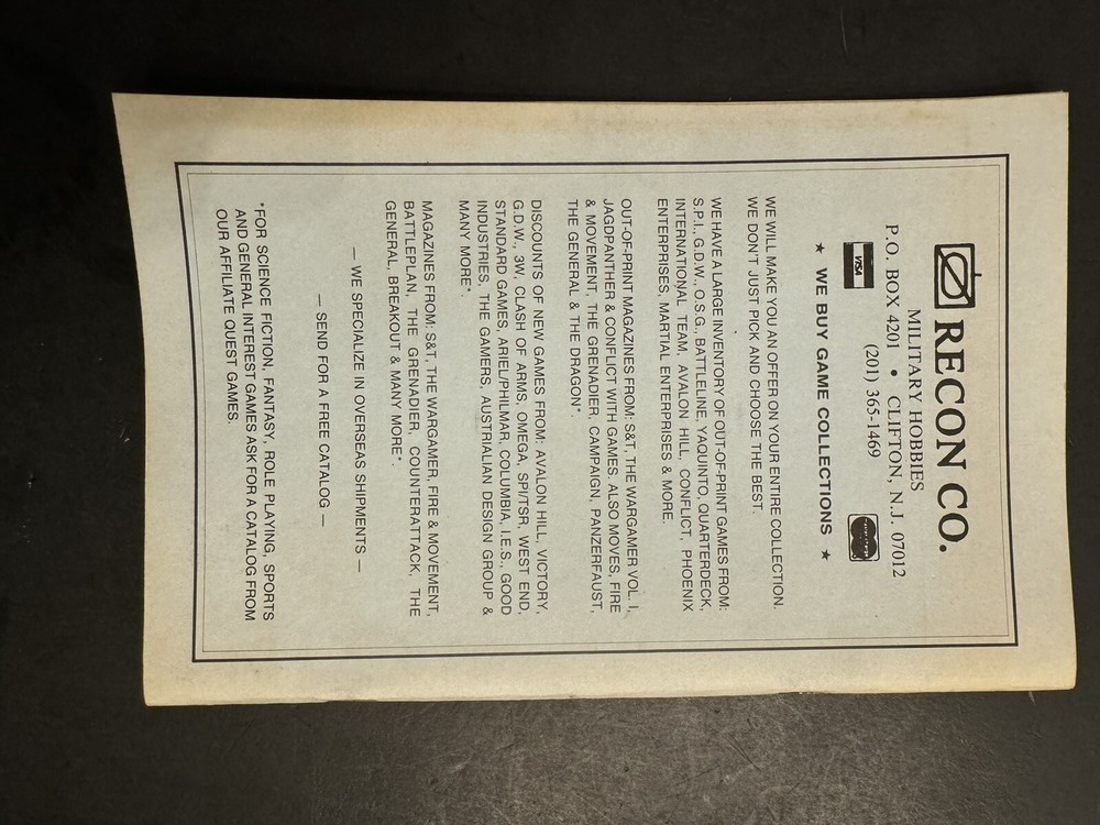 1989 GAMEX STRATEGICON STRATEGY BOARD GAME CONVENTION PROGRAM