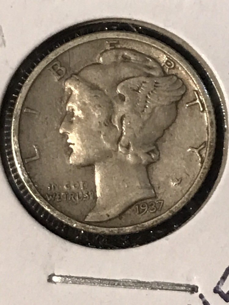1937-S Mercury Dime VF