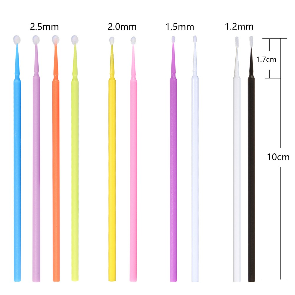 Micro Brush Applicator Tips (Regular, Fine, Super Fine) Dental 4 Size DH