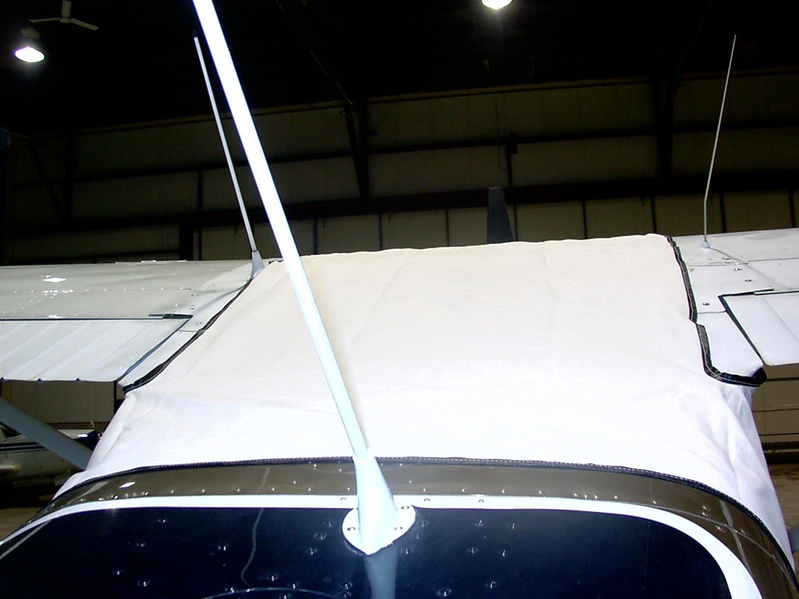 Cessna 172 Fast Back Sunforger cabin and Windshield Cover (with no rear window)