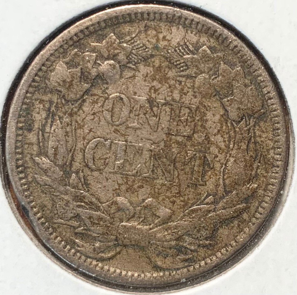 1858 United States Flying Eagle Cent 1C (Large Letters, Cor.)