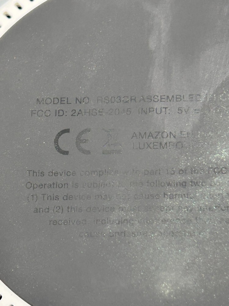 Amazon Echo Dot White (2nd Gen) Smart Speake Unit ONLY RS03QR - Tested