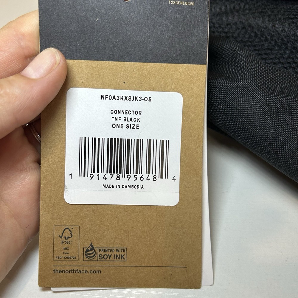 The North Face Black Connector FlexVent Laptop Backpack E Logo NWT