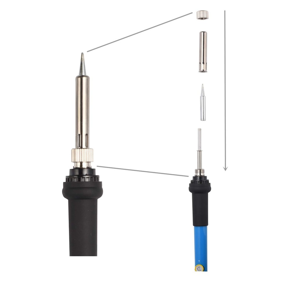 Soldering Iron Kit Weller Tool Adjustable Temperature 60W 110V