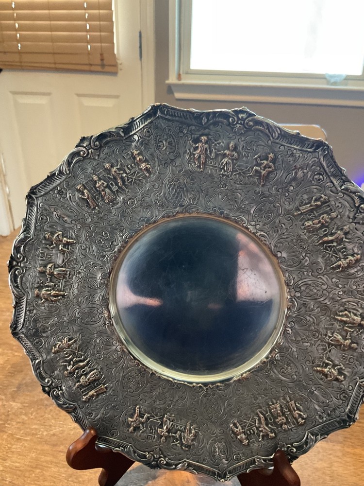 Beautiful Vintage Silver Plate platter by Webster
