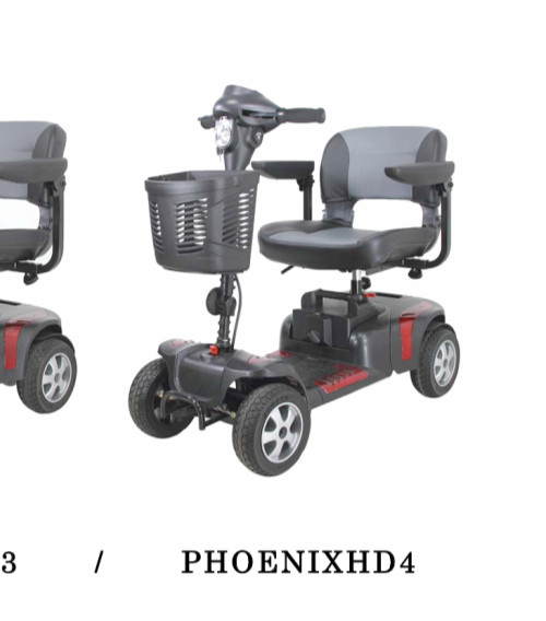 Front Bumper Handle Frame Bracket Drive Phoenix HD 4 Wheel Mobility Scooter Part