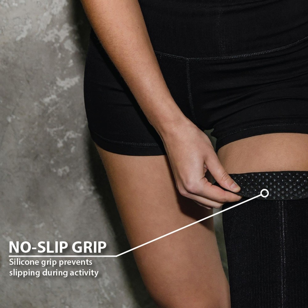 Zensah Thigh Compression Sleeve - Pulled Hamstring, Quad Strain, Groin Support