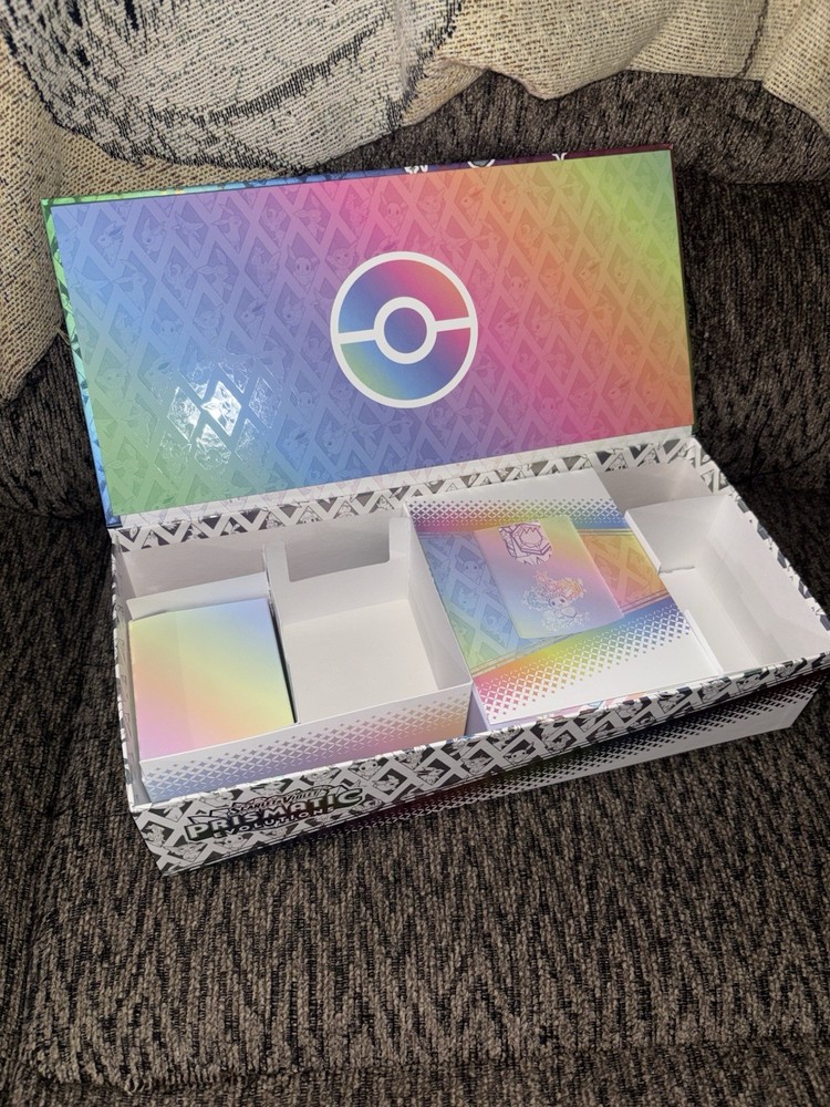 Pokemon TCG Prismatic Evolutions Super Premium Collection Box! EMPTY BOX!