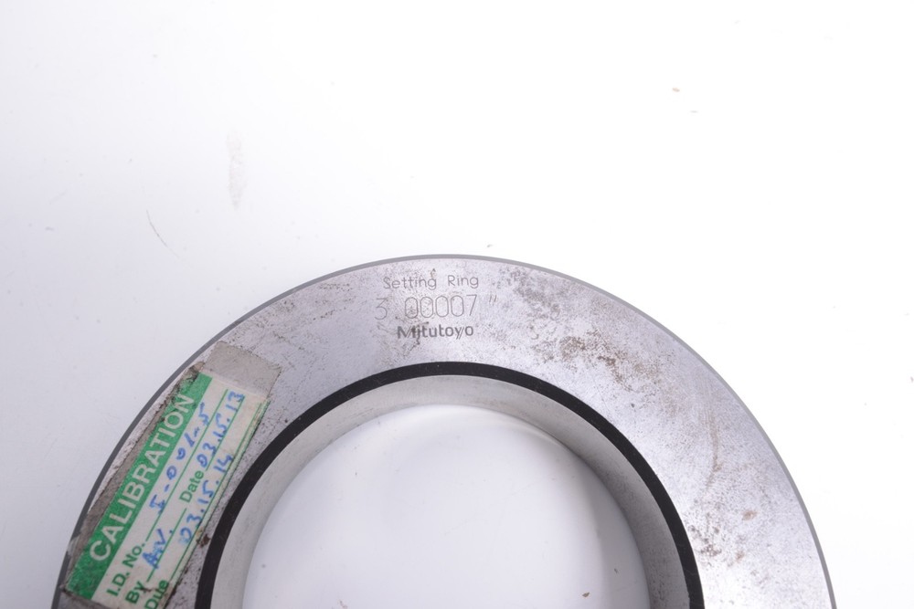 Mitutoyo 177-317 - Setting Ring 3" Used
