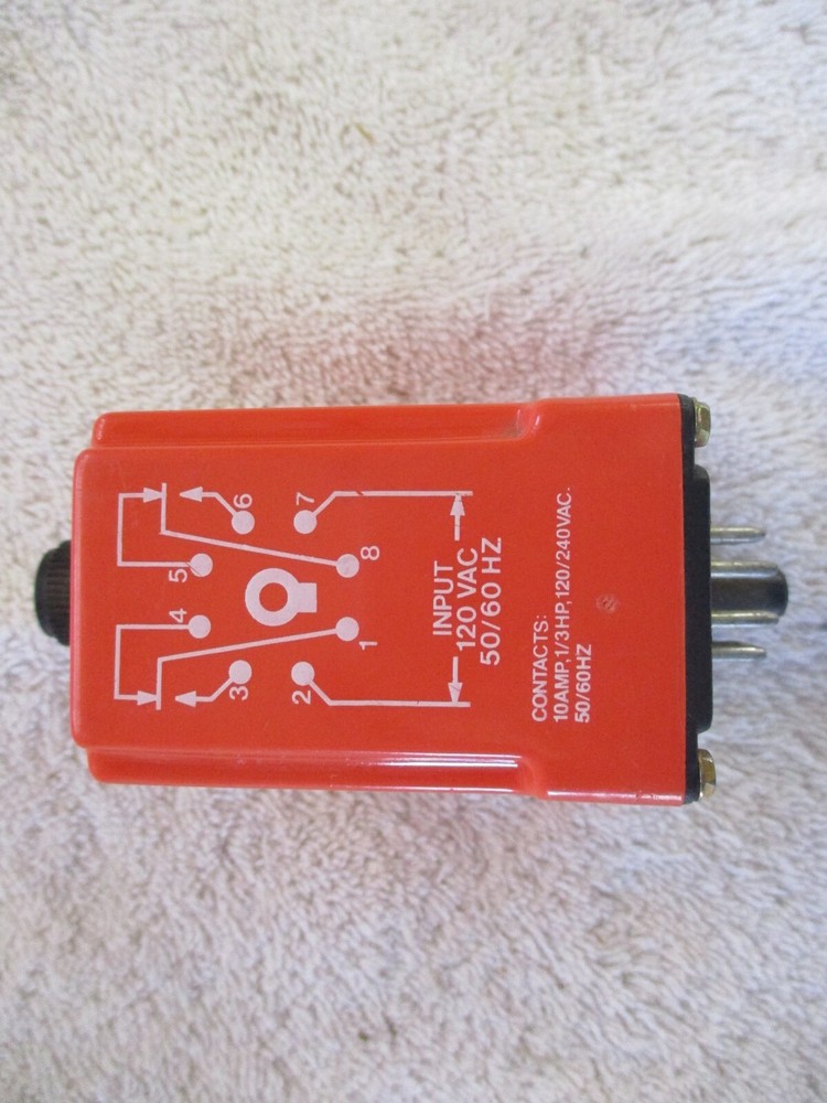 ncc Solid State Time Delay Relay 36-3600SEC 120V T1K-3600-461