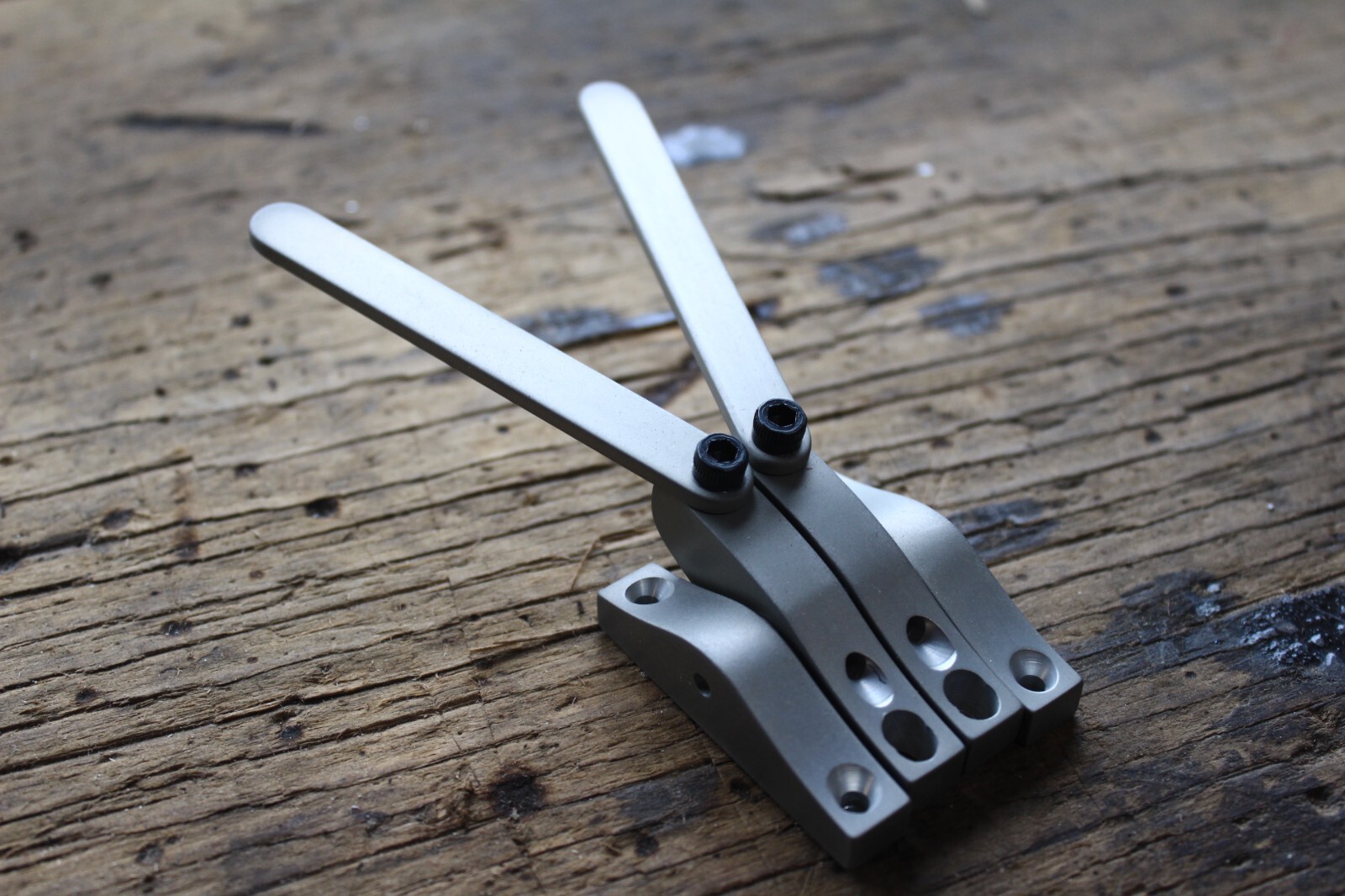 Peters G/B string Bender, Matte Gunmetal, lap steel guitar palm lever