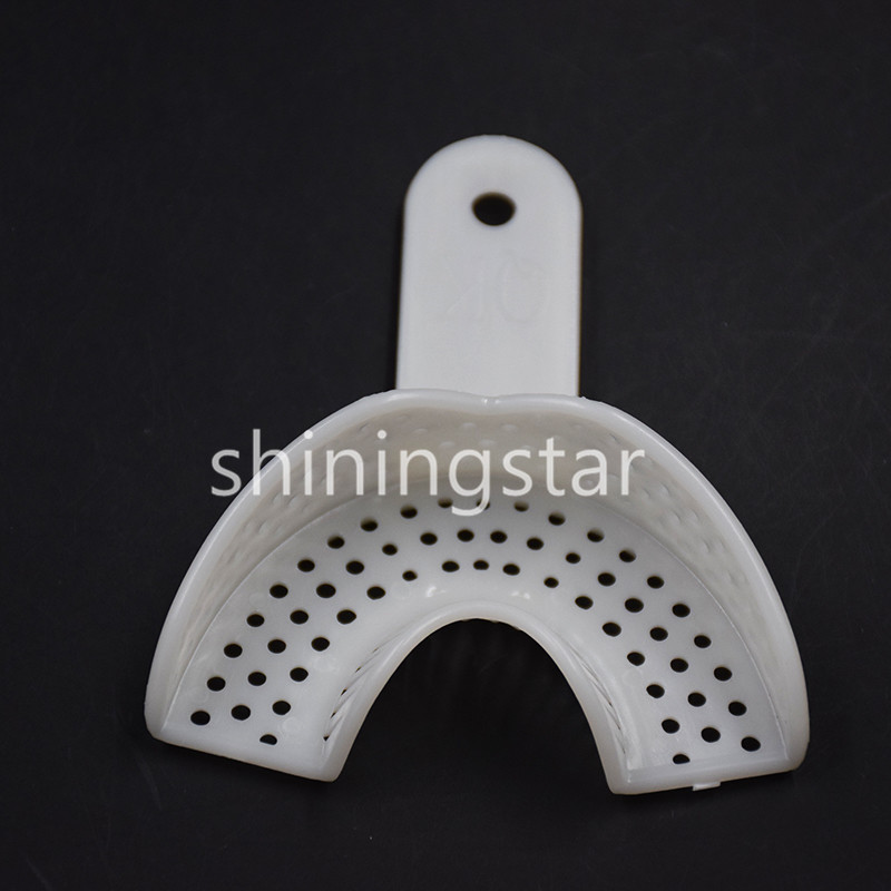 1 Pair Dental Plastic Impression Anterior Trays Model Upper & Lower