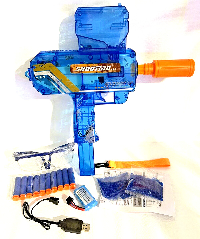 Dual Blaster + Soft Dart Electric Machine Pistol