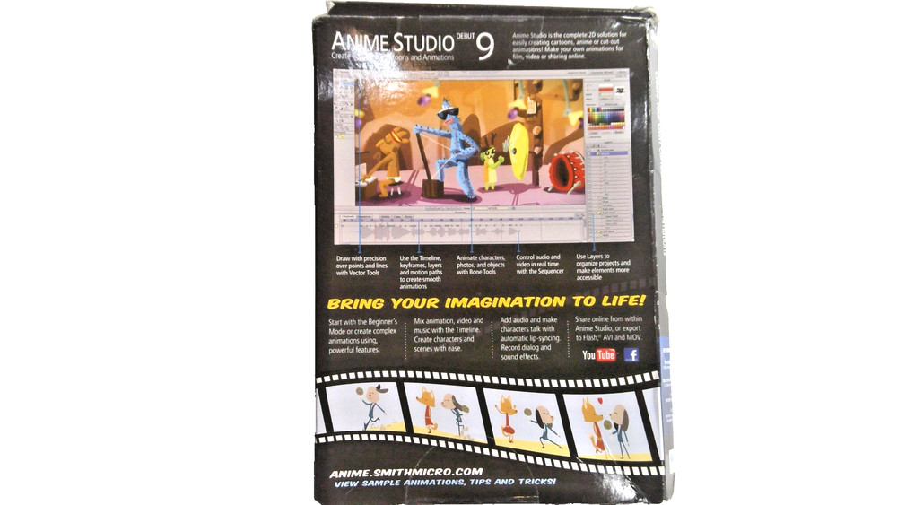 Smith Micro Anime Studio Debut 9 Animation Software Windows Mac Cartoon Maker