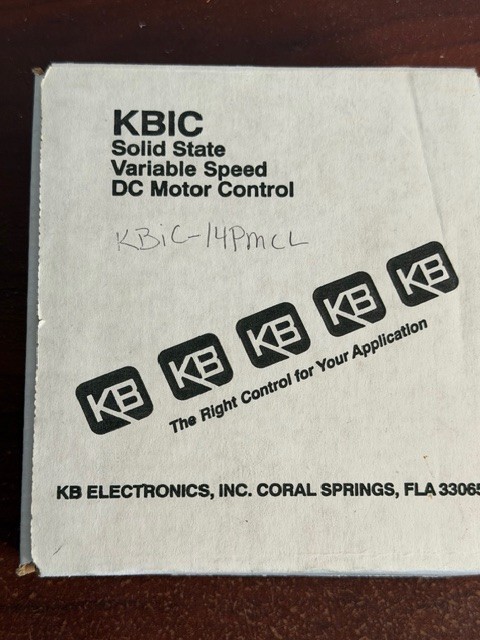 KB Electronics KBIC-14PMCL Speed Control Driver Board New
