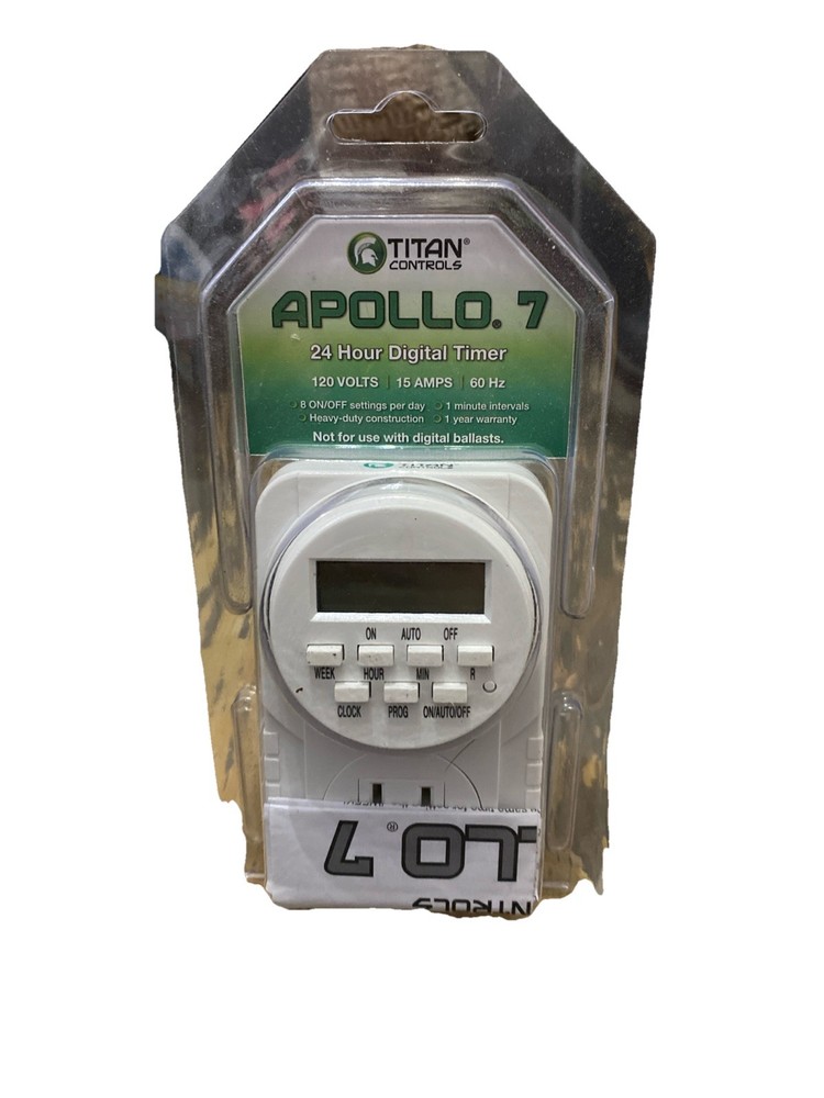 Titan Controls Apollo 7 Digital Timer One Outlet, Model #734112