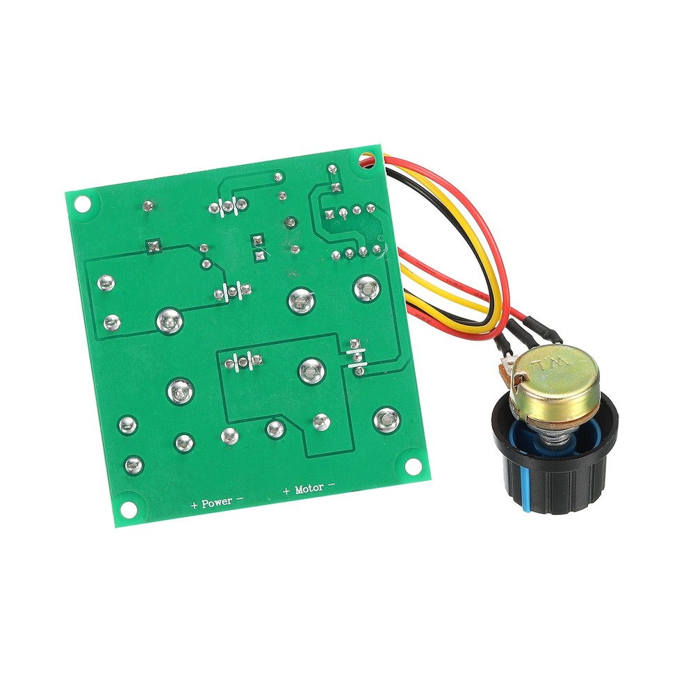 DC 6-90V 15A Motor Speed Controller Pulse Width Modulation Regulator with Fuse