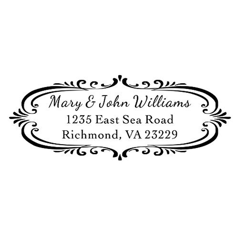 NewDesigner IDEAL4912 Customized Return Address withhis&her name SelfinkingStamp